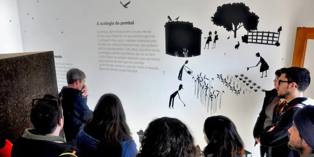 Centro Interpretativo dos Pombais en Uva - Iberlobo on Bike