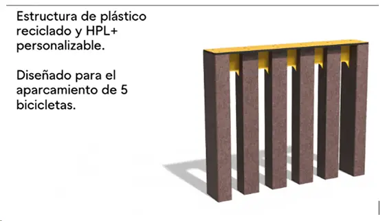 Aparcamiento/soporte para un mínimo de 6 bicicletas - Iberlobo on Bike