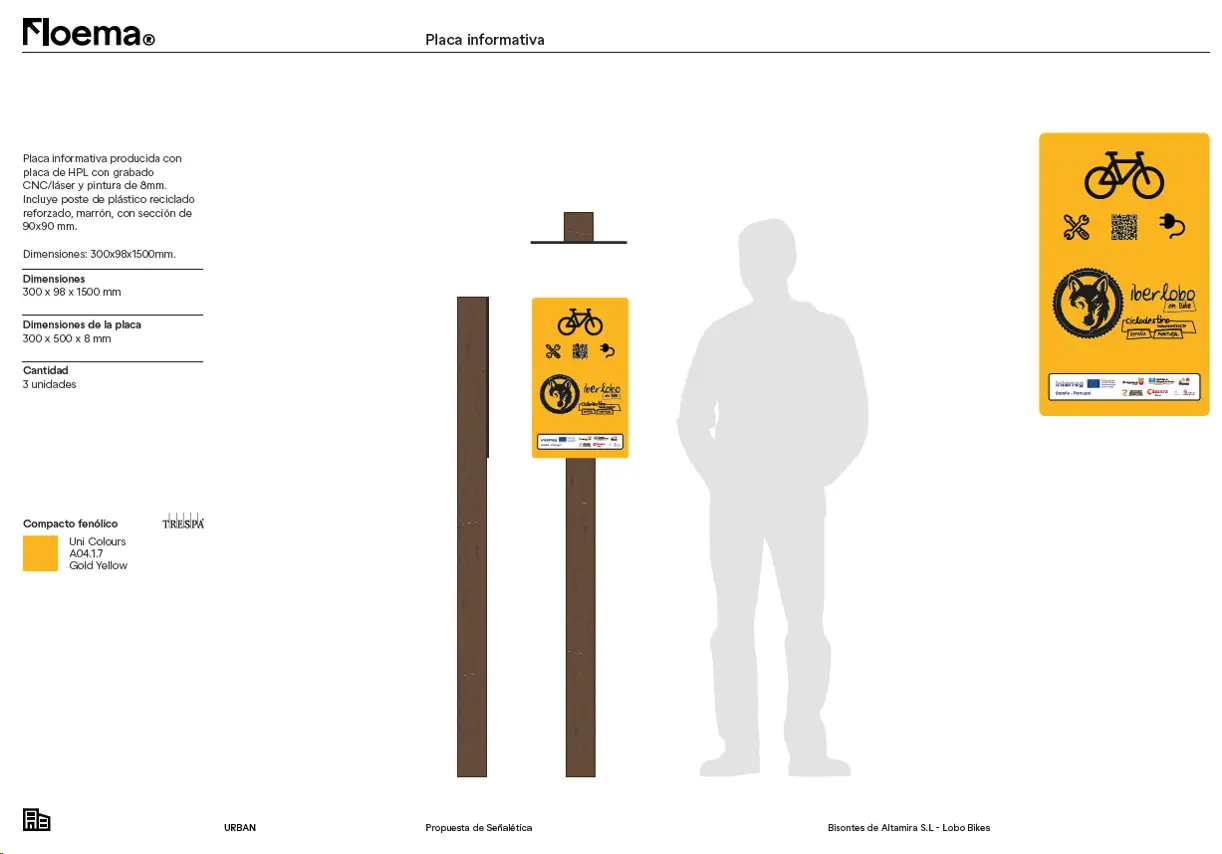 Señalización y rotulación identitaria - Iberlobo on Bike